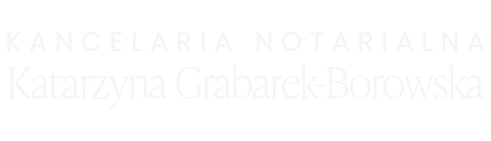Logo Kancelaria Notarialna Katarzyna Grabarek-Borowska